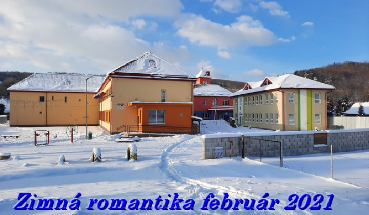 Zimné čaro v obci - február 2021