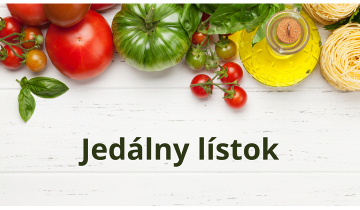 Jedálny lístok na týždeň od 21.10.do 25.10.2024